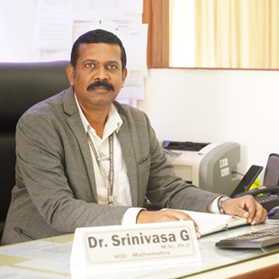 HOD – Mathematics Srinivas G